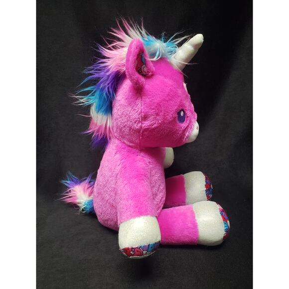 Build A Bear Candy Hearts Girl Power XOXO BFF Heart Unicorn Plush Stuffed Animal - Picture 4 of 9